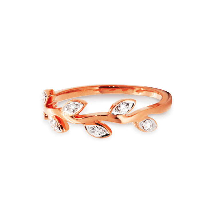 olive leaf ring